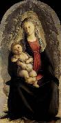 BOTTICELLI, Sandro Madonna in Glory with Seraphim oil painting